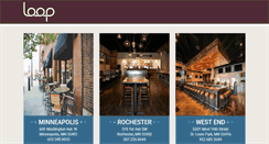 Desktop Screenshot of looprestaurants.com